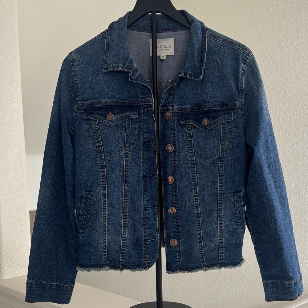 Angels Dark Indigo Denim Trucker Jacket